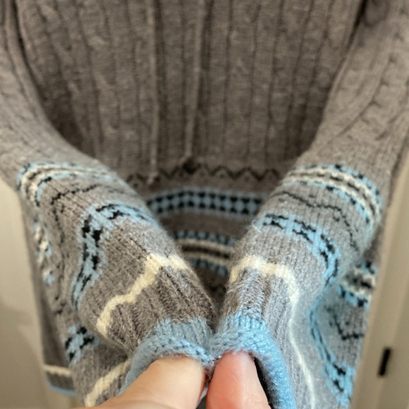 Cato Hooded Nordic Cable Knit Sweater |Size 22/24W - Picture 4 of 11